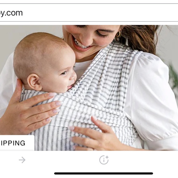 solly baby Accessories The Wrap Solly Baby Wrap Natural And Gray